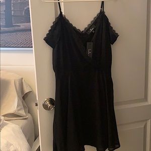 Lulu’s black cocktail dress